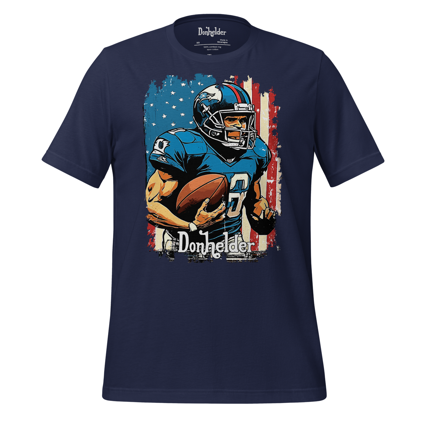 Football US Flag Men T-shirt