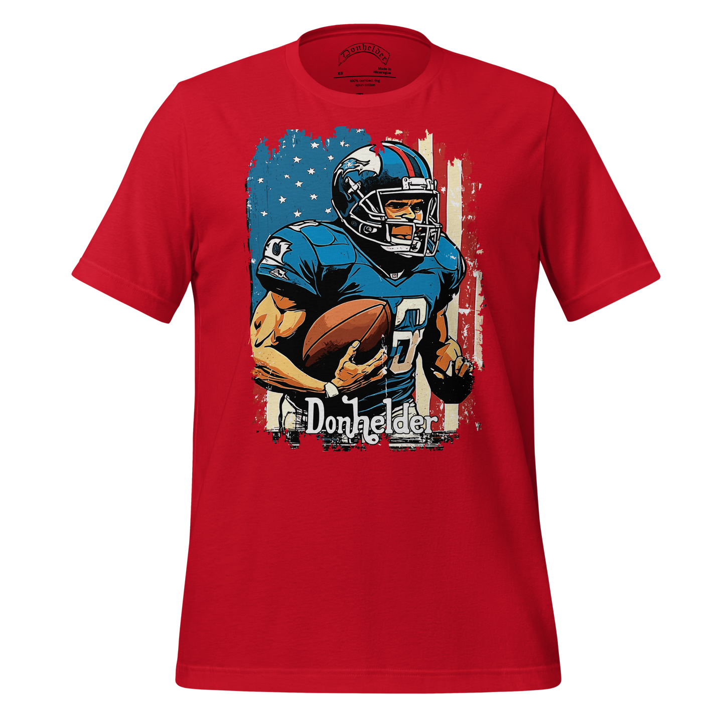 Football US Flag Men T-shirt