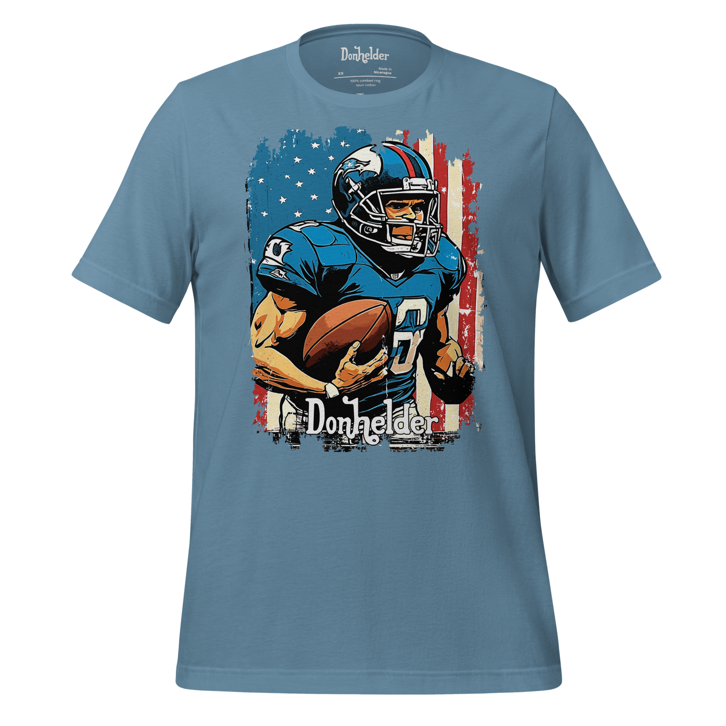 Football US Flag Men T-shirt