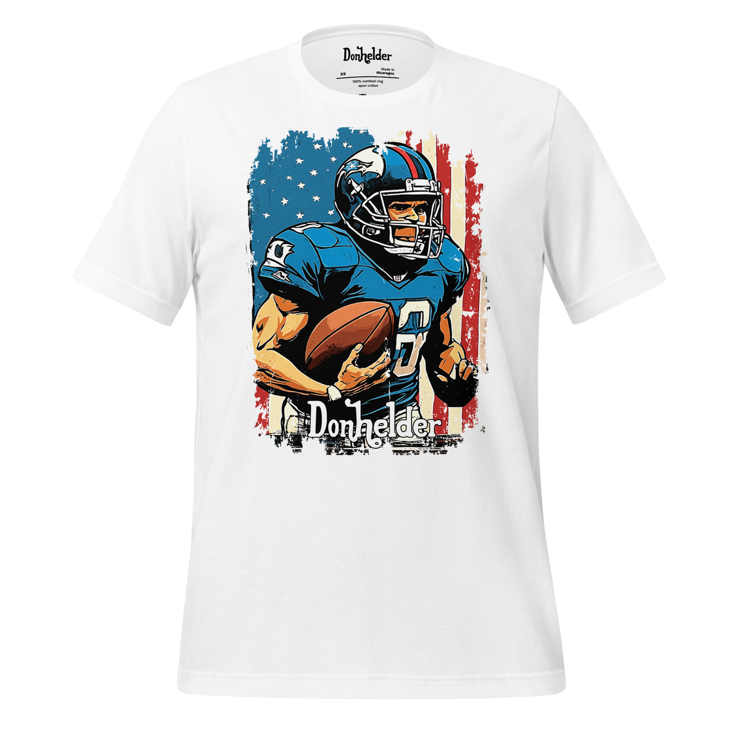 Football US Flag Men T-shirt